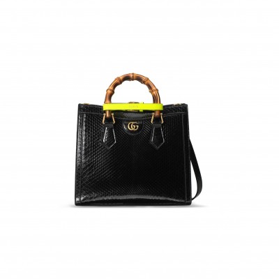 GUCCI DIANA SMALL PYTHON TOTE BAG ‎660195 (27*24*11cm)